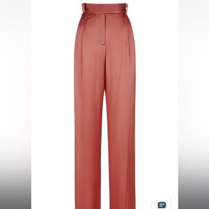 SHONA JOY ANGELICA HIGH WAISTED TAILORED PANT - ROUGE